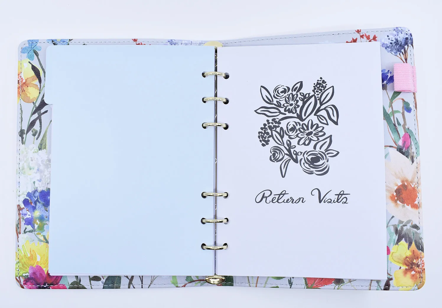 Pioneer Planner / Return Visit Compact Binder : Loose Leaf Pages : 50% off