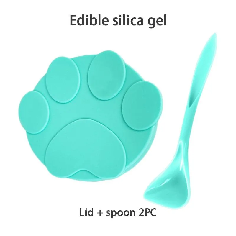 Portable Silicone Pet Food Sealer With Spoon