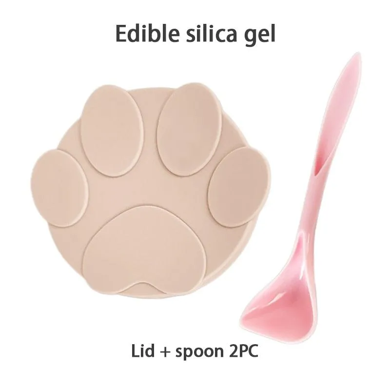 Portable Silicone Pet Food Sealer With Spoon