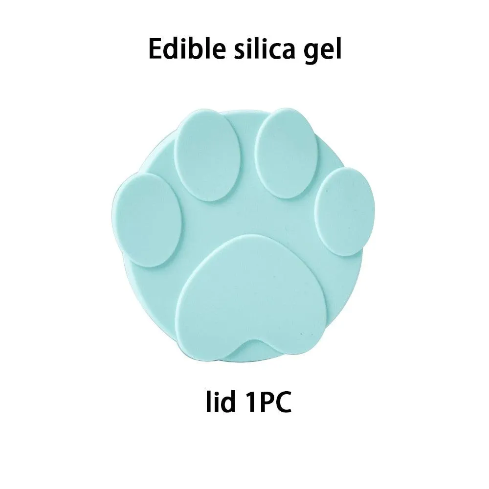 Portable Silicone Pet Food Sealer With Spoon