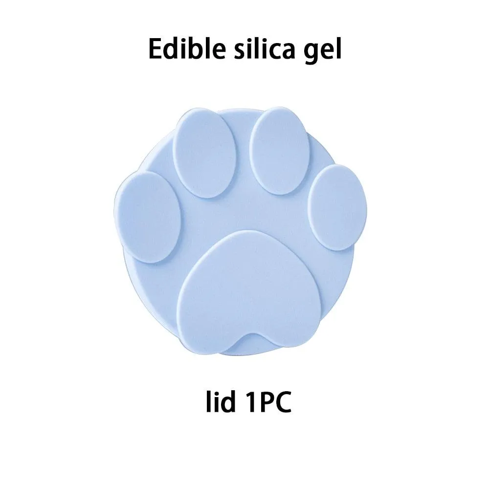 Portable Silicone Pet Food Sealer With Spoon