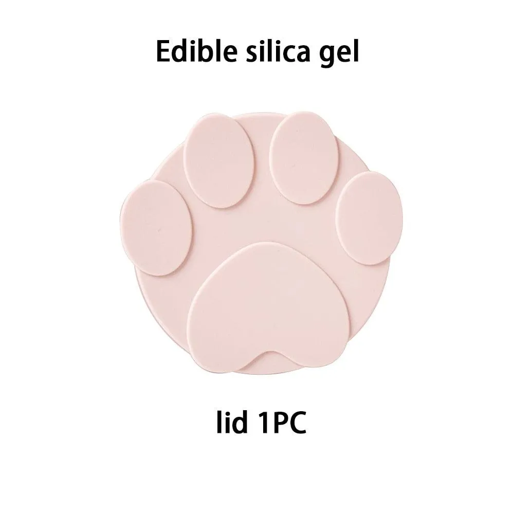 Portable Silicone Pet Food Sealer With Spoon