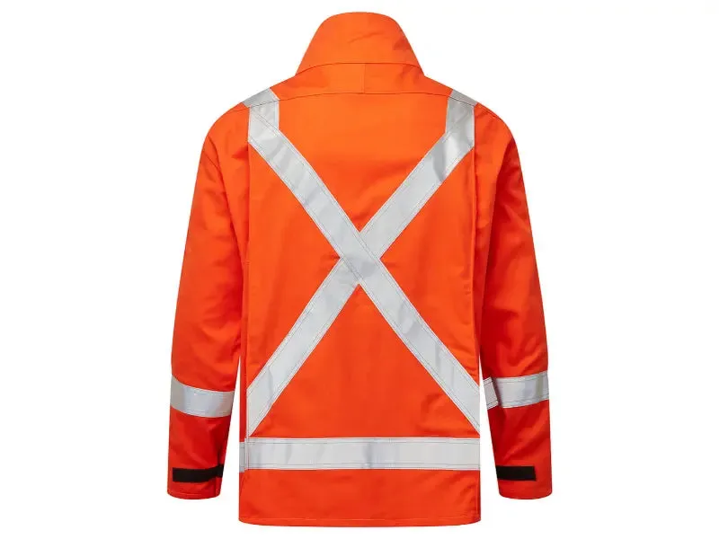 Portwest® Ultrasoft 7oz Flame Resistant Suit-All Top - X Back - Orange - IUS452