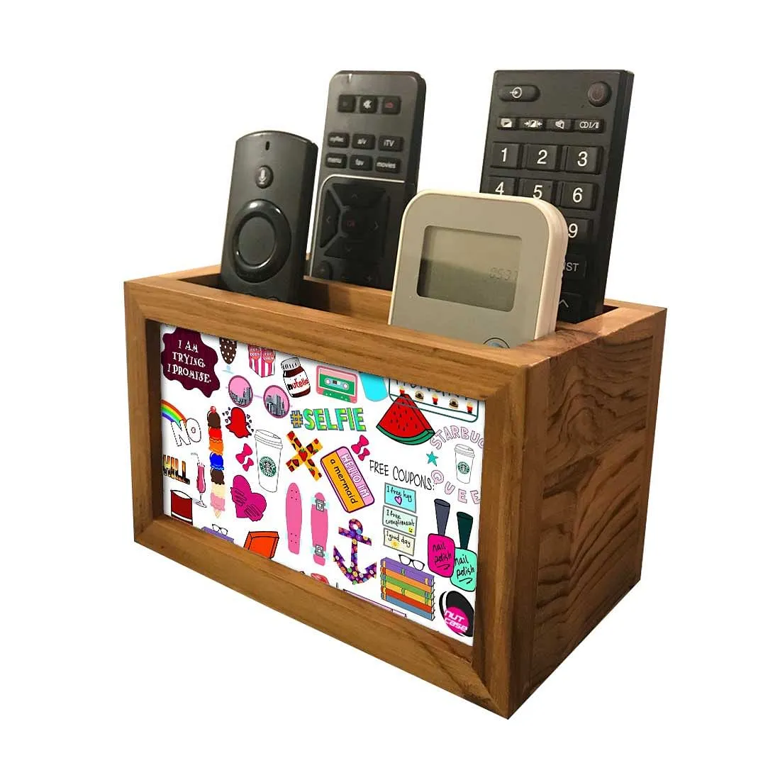 Remote Control Stand Holder Organizer For TV / AC Remotes -  Teen Talk