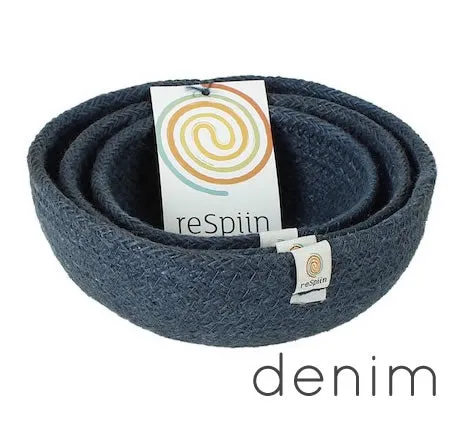 ReSpiin Jute Mini Bowl Set