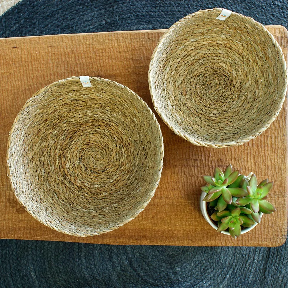 ReSpiin Seagrass Natural Medium Bowl