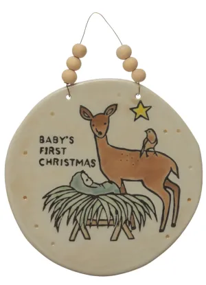 Rnd Baby's First Christmas Ornament by Creative Co-op