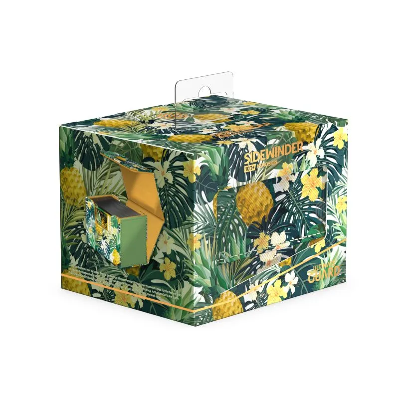 SideWinder Deck Case Xenoskin 100  Floral Places: Bahia Green