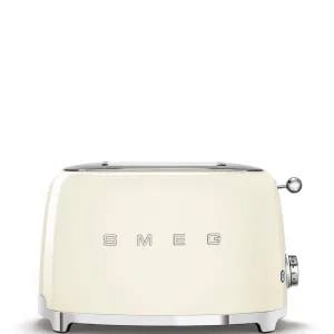 Smeg 950W 2 Slice Toaster - Cream | TSF01CRUK