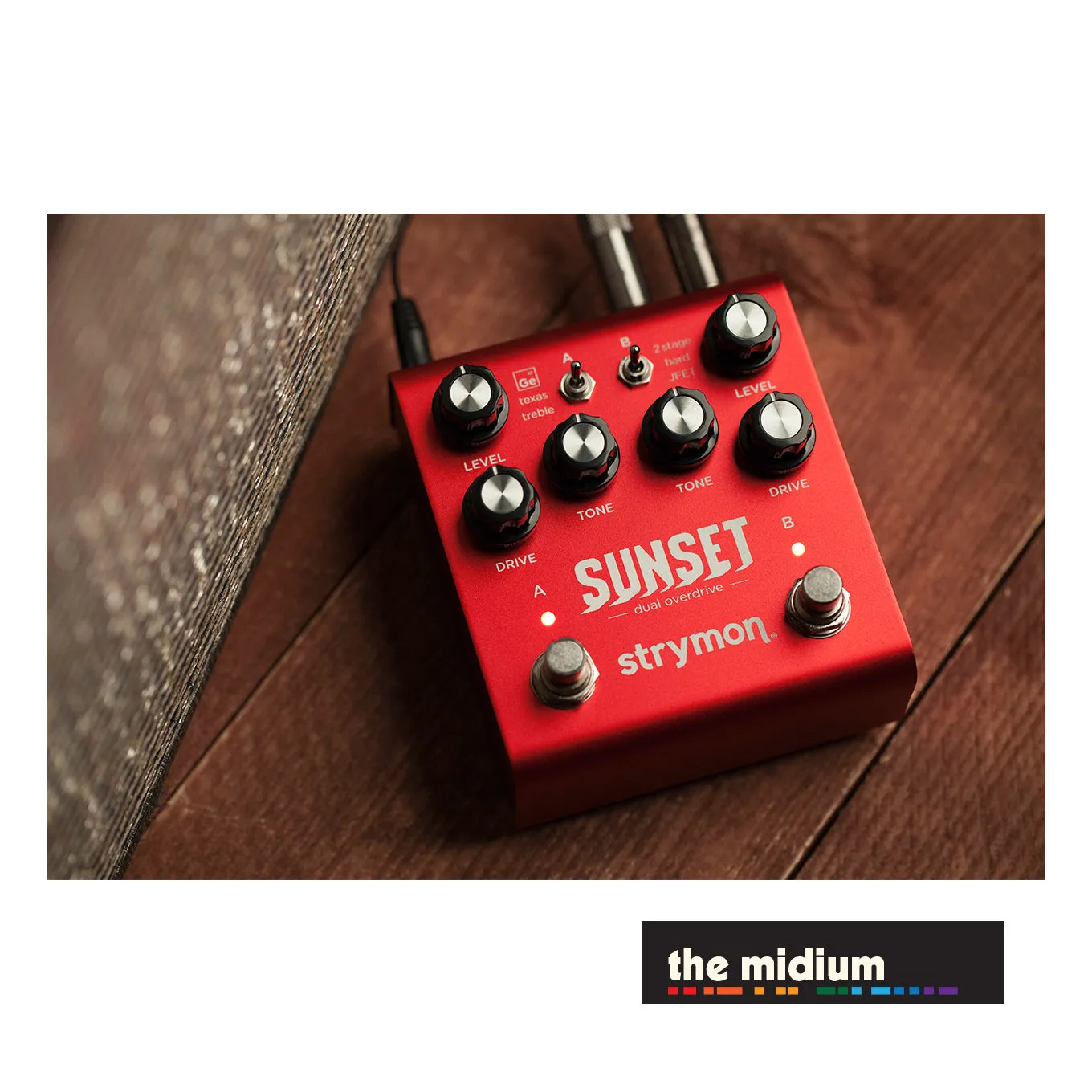 Strymon Sunset dual overdrive dynamics pedal