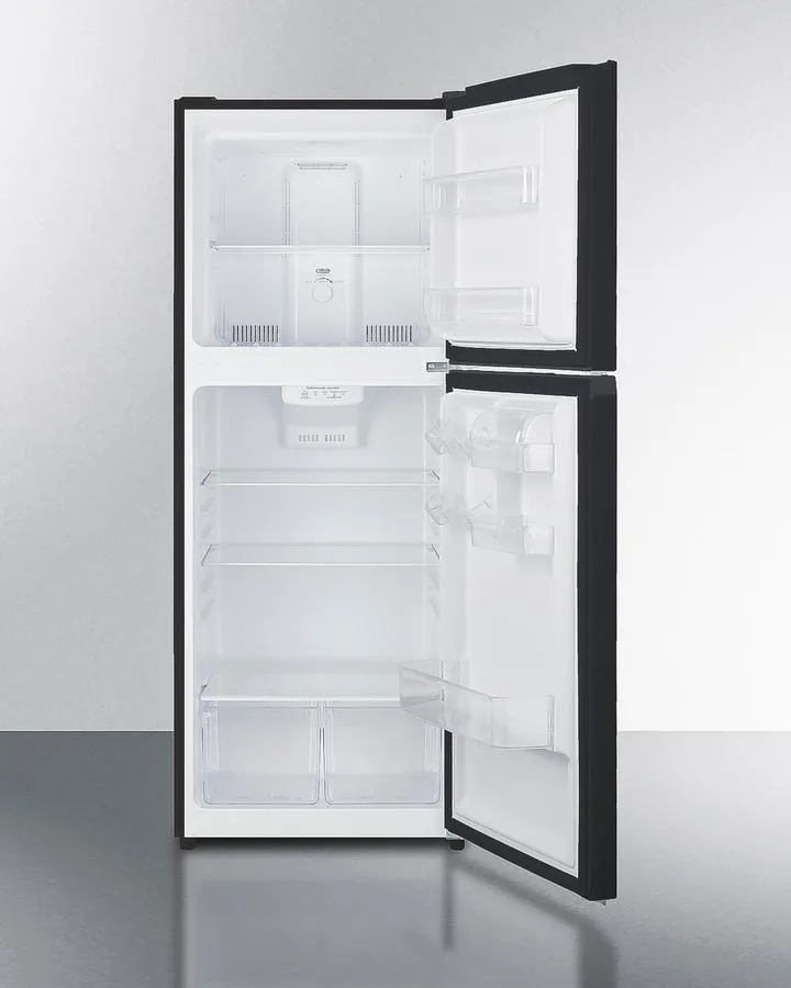 Summit FF1087B 24" Wide Top Mount Refrigerator-freezer