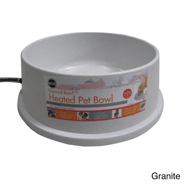 ThermoBowl Heated Dog Bowl; available in 2 sizes