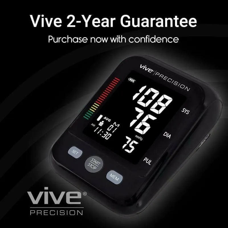 Vive Health Precision Compact Blood Pressure Monitor - Black