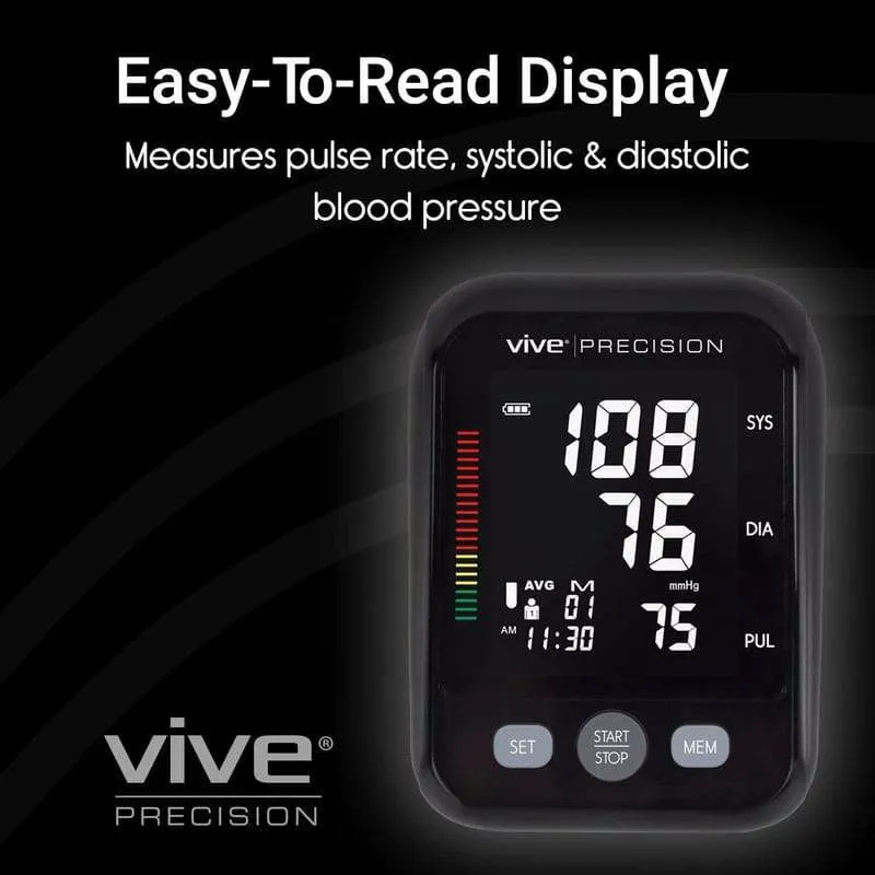 Vive Health Precision Compact Blood Pressure Monitor - Black