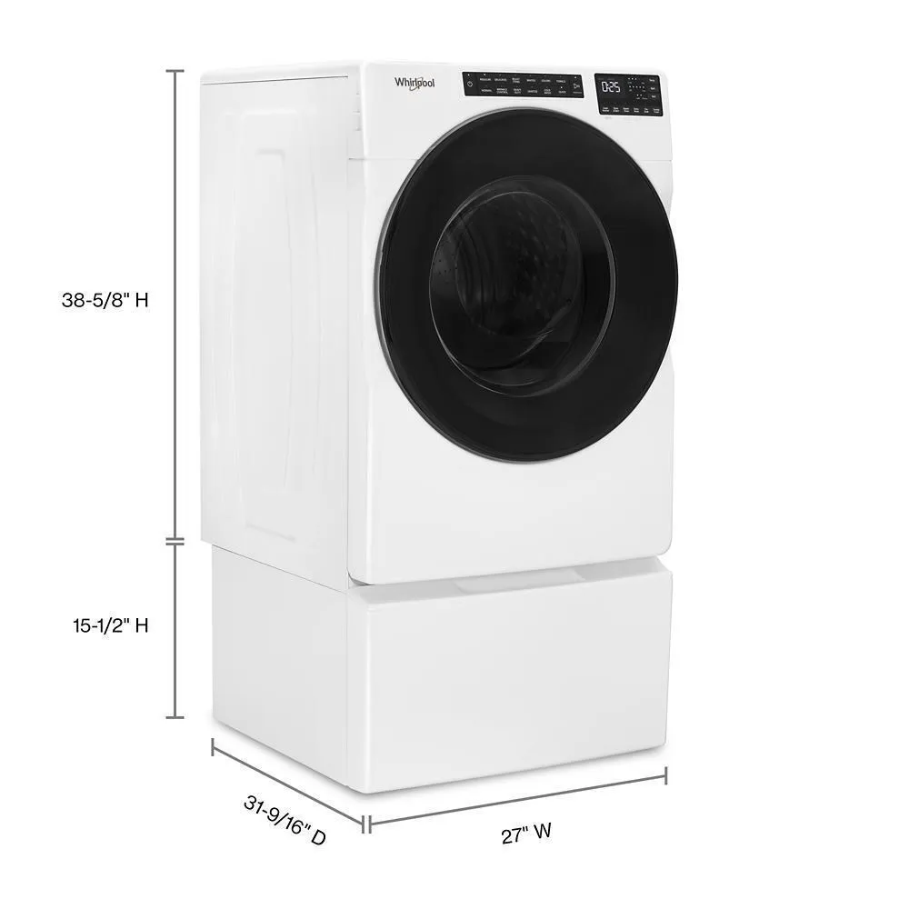 Whirlpool 4.5 Cu. Ft. Front Load Washer with Quick Wash Cycle