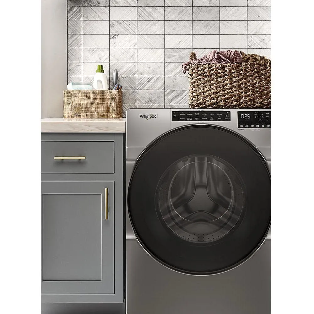 Whirlpool 5.2 cu. ft. Front Loading Washer with Sanitize Cycle WFW5605MC