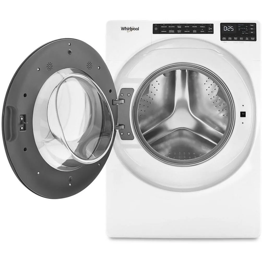 Whirlpool 5.2 cu. ft. Front Loading Washer with Sanitize Cycle WFW5605MW