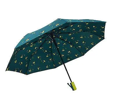 Womens colorful Owl Pattern Strong & Durable Automatic Open folding umbrella