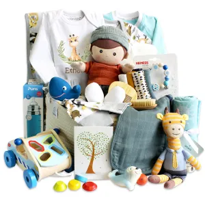 Zeronto Luxury Baby Boy Gift Basket - Abundance of Love